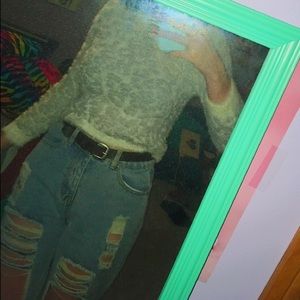 Super Soft Cropped White Sweater